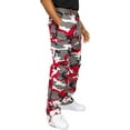 thumbnail image 5 of G-Style USA Men's Relaxed Straight Fit Work Cargo Pants 6CP01 - Red Camo - 34/34, 5 of 5