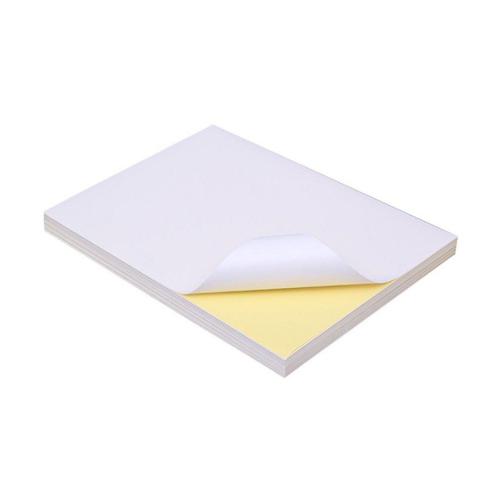 Make Me A Label 10x A4 Matte White Self-Adhesive Inkjet Printable Vinyl Sticker Sheets – 100-130gsm