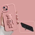 thumbnail image 2 of Funda de teléfono de silicona suave con soporte de anillo de muñeca de dibujos animados en 3D para iphone 13, 14 Pro, 12 MiNi, 11 Max, Xs, X, XR, 7, 8 Plus, 6, 6S, SE Fivean unisex, 2 of 2