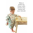 thumbnail image 5 of Bibvy Mess Proof Baby Bibs, Toddler Feeding, Silicone Catcher, Chair Attaching, Waterproof, 6-36 Mos, 5 of 7