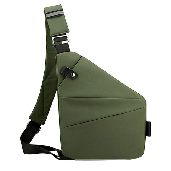 Bwiyojiz Storage & Organization Cloth Left Shoulder Bag Nylon Chest Men Large Capacity Casual Please Select, Green, Gifts for Sisters
