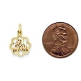 thumbnail image 2 of 14K Yellow Gold #1 Mom Charm Mother Love Pendant, 2 of 3