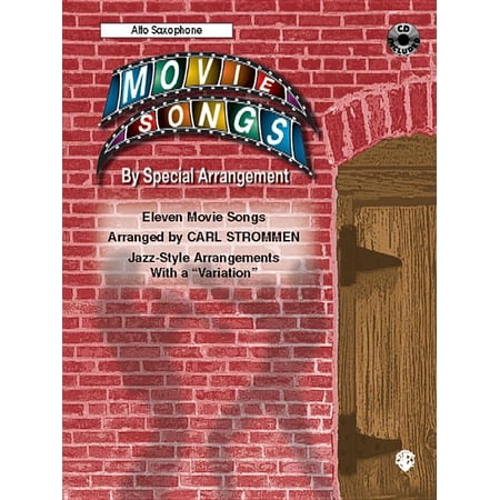 Movie Songs by Special Arrangement (Jazz-Style Arrangements with a Variation): Alto Saxophone, Book & CD (Paperback)