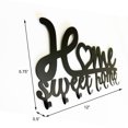 thumbnail image 5 of 8 Hook Racks Black Metal Key Holder Hooks Sweet Home Wall Hanger Decor, 5 of 6