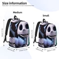 thumbnail image 2 of Goofa The Nightmare Before Christmas Pattern Durable Canvas Daypack - High-Quality Vintage Backpack, Compact & Versatile for Travel and Everyday Use-Small, 2 of 5