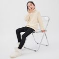 thumbnail image 5 of Usaibhir 2 Pack Girls Cotton Fleece Lined Leggings Kids Thick Thermal Tights Winter Full Length Pants Warm Clothes 2-13T, 5 of 8