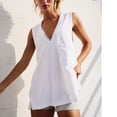 thumbnail image 4 of Lentta Women's Athletic Tank Top Oversized V Neck Workout Vest Sleeveless Running Shirts Lightweight Gym Clothes, 4 of 4