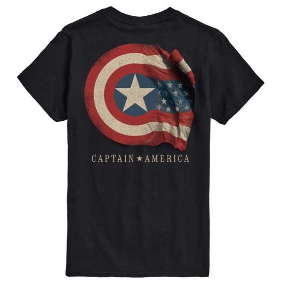 Marvel - Captain America Flag Pastel - Men's Short Sleeve Graphic T-Shirt