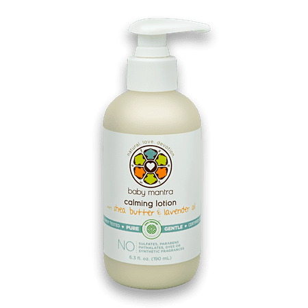 Baby Mantra calmante Lotion Beurre de Karité et huile de lavande, 6.3 FL OZ