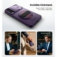 thumbnail image 6 of Suritch Phone Case for Samsung Galaxy S25 Edge with 360° Rotatable Hand Strap Phone Grip, Invisible Kickstand and Slide Camera Cover, Rugged Shockproof Protective Cover, Purple, 6 of 9