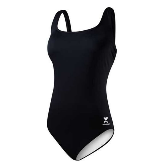 TYR 1TAQA7A6 Sport Competitor Aqua Controlfit Swimsuit Black Size 6