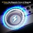 thumbnail image 3 of for Samsung Galaxy S23 Ultra Case with Magnetic Ring Stand - Translucent Matte S23 Ultra Case 6.8" Compatible with MagSafe for Men and Women, Purple, 3 of 7