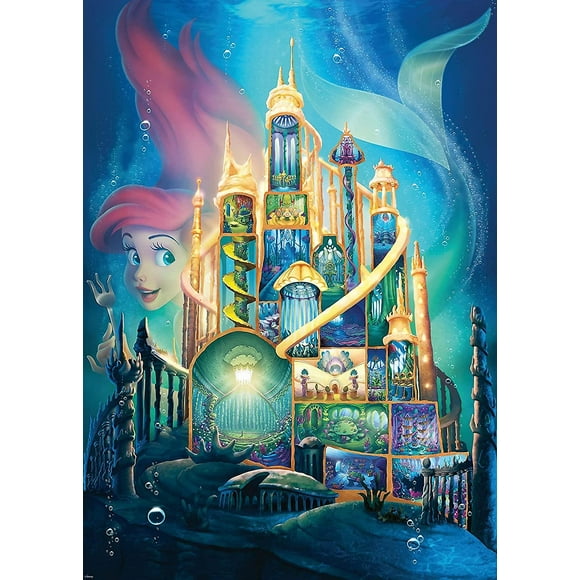 Disney Ariel Castle Jigsaw Puzzle (1000 Pieces)