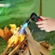 thumbnail image 4 of Encendedor de llama ajustable a prueba de viento | Antorcha metálica recargable para velas Chimenea barbacoa | Butano Recargable | Aluminio y ABS portátiles y duraderos | Alta temperatura 1300 °C, 4 of 6