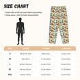 thumbnail image 4 of Picia Retro Bike Womens Soft Woven Cotton Elastic Waistband Sleep Pajama Pant Lounge Sleep Pant With Pockets And Drawstring-Large, 4 of 9