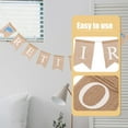 thumbnail image 2 of GOOHOCHY  Burlap Swallowtail Flag Hessian Bunting Fish Ally Retired Decorations Banner, 2 of 8