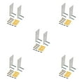 thumbnail image 3 of Destyer Fashionable Appearance Wall Shelf Speaker Stand For Modern Look Heavy-duty white 5Set, 3 of 6