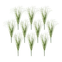 10 Pcs Outdoor Decor Artificial Plants Indoor Fake Grass Layout Scene Decor Artificial Shrubs Nordic Weeds Plastic