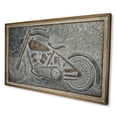 thumbnail image 2 of Cheungs Wood Framed Metal Motorcycle Wall Decor, 2 of 5