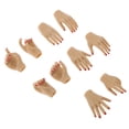 thumbnail image 4 of 5 pares 1/6 12 '' s femeninas manos modelos de manos piel marrón uñas Zulema  Manos femeninas de 12 pulgadas, 4 of 8