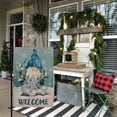 thumbnail image 6 of Christmas Welcome Garden Flag Floral Double Sided Vertical Rustic Farmhouse Yard Seasonal Holiday Outdoor Decor 12x18 Inch Y004, 6 of 6