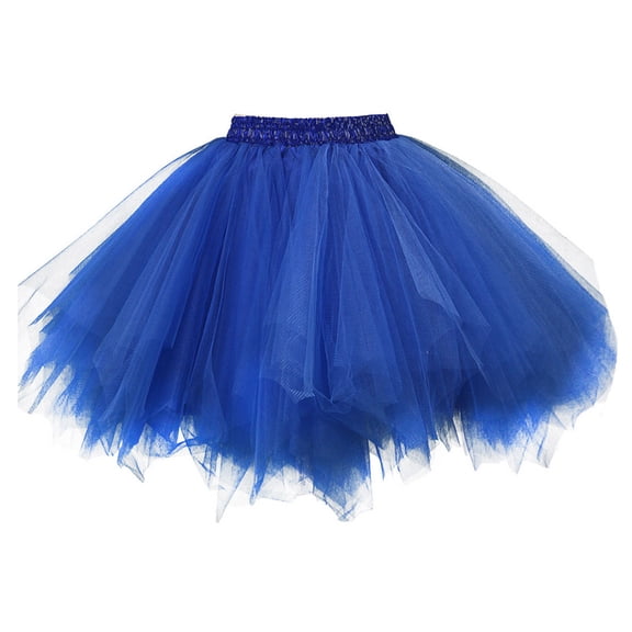 Horivan Girls' Performance Skirt Solid Color Mesh Pleated Tutu for Dance Recital Party Wear Elegant Kids Formal Attire with Comfortable Breathable Fabric