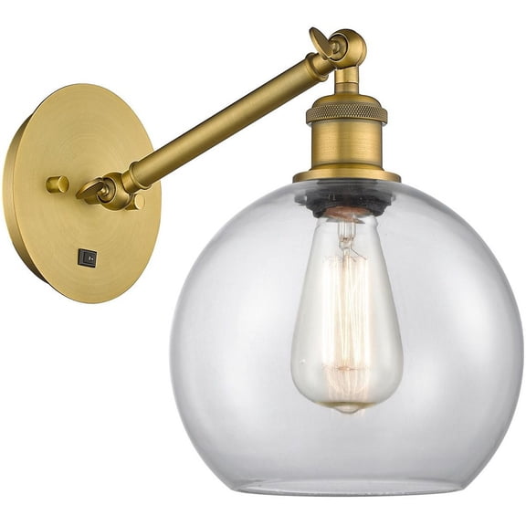 Innovations Lighting - Athens - 1 Light Wall Sconce In Industrial Style-12.38