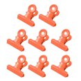 thumbnail image 1 of 8 Pcs Pinces pour Reliure Queue Ronde Conception de Sécurité Pinces Métalliques Force de Serrage Stable Pinces Couleur Fraîche Macaron Résistantes à la Rouille Fournitures de Bureau et d'École, 1 of 8