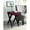 Black+Burgundy, variant on MDF material - Open storage feature - Bedroom side - 18in depth