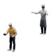 thumbnail image 1 of BBQ Figure,1:64 Collectible BBQ Chef Figure People Model,Model Trains Hand Painted People Figures S Scale,1:64 people Miniature Scenes Model Figurines,Diorama 1/64 Scenario Model Zulema figura de barbacoa, 1 of 7
