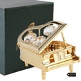 thumbnail image 5 of Matashi 24K Gold Plated Grand Piano Ornament – Valentine’s Day Gift for Her, Wife – Home Decorative Tabletop Showpiece, 5 of 7