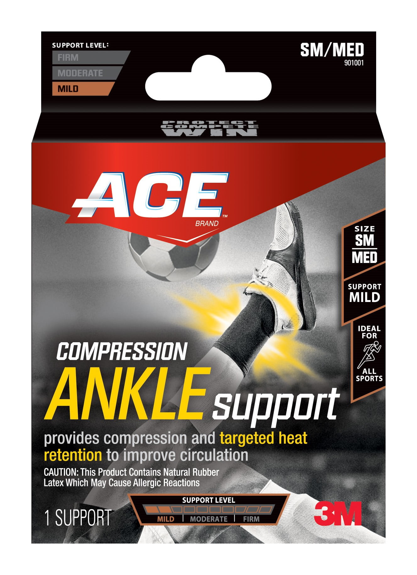 Ace Ultra Lite Ankle Brace Size Chart