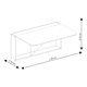 thumbnail image 4 of Mesa Plegable Bertolini Mod. 1540 Blanco, 4 of 4