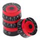 thumbnail image 3 of 4pcs GD17A Pedales amplificadores de control de pedal de efecto acrílico para bajo de guitarra eléctrica (negro y rojo), 3 of 6