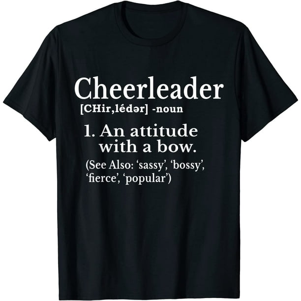 Cheerleader Definition Cheer Flyer Gifts Girls Cheerleaders TShirt