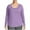 Purple---womens workout tops, variant on Aboser Plus Size Tops for Women Long Sleeve Basic Tees Oversized Scoop Neck T-Shirts Casual Solid Color Tee Shirt Loose Fit Comfy Tshirt Top Blue M