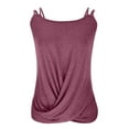 thumbnail image 5 of tarylea Womens Plus Size Tank Tops Knot Hem Casual Sleeveless Shirts Blouses Loose Fitted Flowy Summer Tunics Tops, 5 of 6