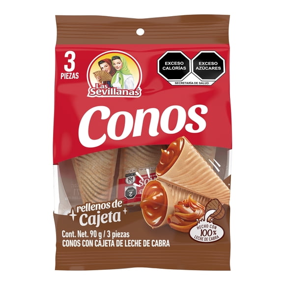 Conos con cajeta las sevillanas 90 g