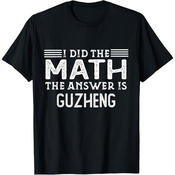 Playful Comfort Tee - The Answer Is Guzheng Funny Math Teacher Student T-Shirt
