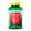 Spring Valley Potassium Heart Health Dietary Supplement Caplets, 99 mg, 250 Count
