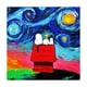 thumbnail image 1 of Cuadro de Snoopy Charlie Brown Woodstock, póster de arte de pared moderno, cuadro abstracto estilo Van Gogh, impresión en lienzo, decoración de habitación, regalo, 1 of 5