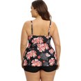 thumbnail image 5 of Women's Plus Size Tankini Swimsuit 2 Piece Swimsuits Plus Size - Swimsuits for Women, Two Piece Bathing Suits, Floral Print Tank Top with Boyshorts, Tummy Control Swimming Suits, 5 of 6