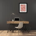 thumbnail image 3 of Stellar Design Studio 15x18 Black Ornate Wood Framed with Double Matting Museum Art Print Titled - Vintage Woodblock Screen II, 3 of 4