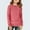 Hot Pink, variant on BLTIBY Toddler Baby Girl Sweatshirts Solid Colour Round Neck Pullover Blouse Shirt Tops Fashion Fall Spring Clothes 2025 Black 7-8 Years