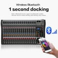 Datingday 8/12/16 Channel Audio Mixer with Bluetooth USB PC Recording