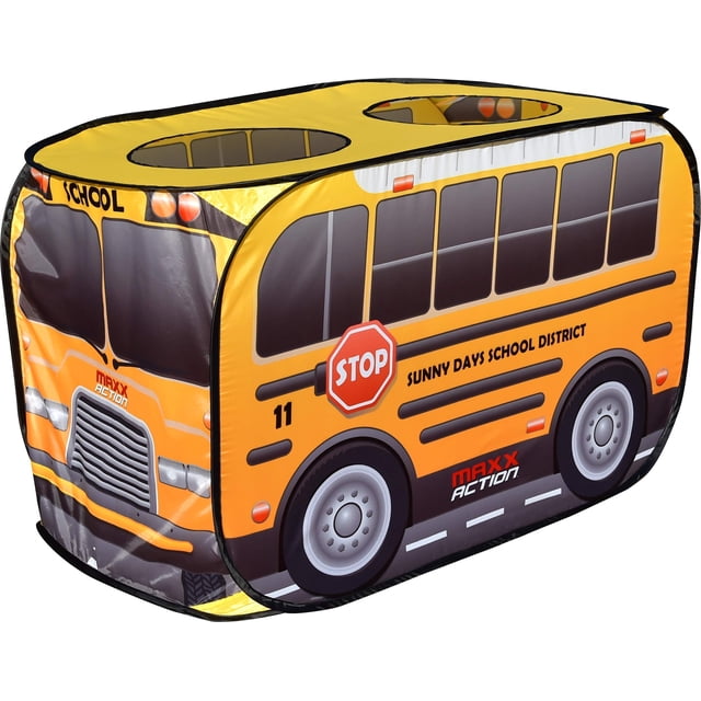 Autobús escolar desplegable Indoor Playhouse Sunny Days para niños