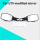 thumbnail image 3 of Retrovisores Laterales Ajustables Giratorios De Gran Angular, Visión Clara, Resistentes Y Duraderos, Espejo Retrovisor Utv, Elegante Espejo Retrovisor Negro De Repuesto Para Vehículos Atv 2 Espejos Serendint VI007252-00, 3 of 7