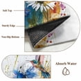 thumbnail image 6 of Hummingbird Round Area Rug 6Ft Washable Circle Rugs for Bathroom Office, Spring Farmhouse Oil Painting Sunflowers Non-Slip Carpet Floor Mats Indoor Outdoor Carpet Runner Aesthetic Home Decor, 6 of 8