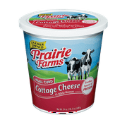 Prairie Farms 4% Small Curd Cottage Cheese, 24 oz Tub