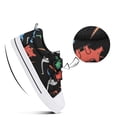 thumbnail image 4 of Bocca Kid's Walking Sneakers Black Dinosaur Boys Canvas Shoes Size 9, 4 of 6